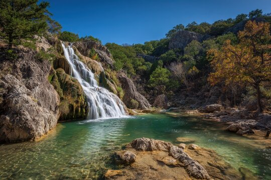 Davis Mountains: Serene Waterfall Oasis in Heart of Arbuckle Mountains