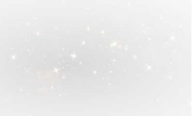 Abstract festive background with gold glitter, Christmas particles, glowing light flare, confetti, sparkle stars, magic dust, luxury texture, shiny glow, celebration illustration	