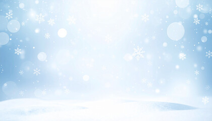 Winter Wonderland's Serene Embrace: A gentle cascade of snowflakes gracefully descends, blanketing the scene in a pristine hush, evoking the magic and tranquility of a snow day.