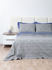 sofa cushions and bedspreads made of tapestry on a sofa or armchair, variegated fabric