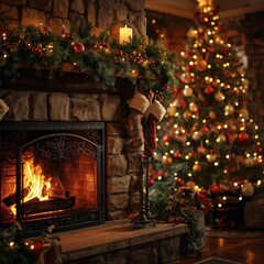 Christmas Fireplace