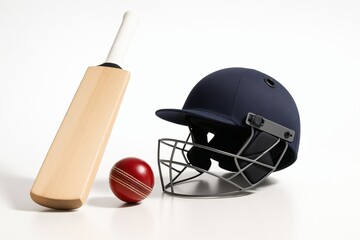 Cricket Gear Still Life – Professional Equipment and Athletic Essentials