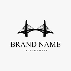 Elegant Bridge Logo Design for Brand Identity and Recognition.