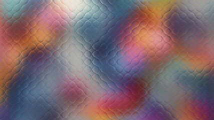 Unique fractal abstract glassy smooth wave effect with dark blue and warm orange color blend texture background design