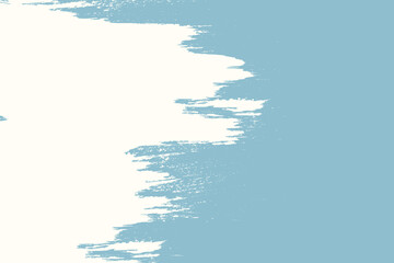 Abstract Blue and White Brush Stroke Background. Grunge bold brush stroke banner. Paint texture banner with space for text and white smudge for presentations, cover, ad, website, poster, card
