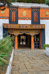 BUMTHANG, BHUTAN, October 7, 2025 : Jambay Lhakhang, one of most ancient temples of Bhutan, built in the 7th century by Songtsan Gampo, founder of the Tibetan Empire