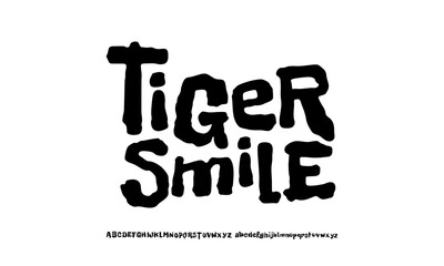 Elegant Hand Drawn Font. Rough Font. Classic Lettering Fashion Designs. Typography modern serif decorative vintage concept vector illustration