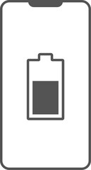 Ringing phone simple icon set. Smartphone ringing. Phone sign. Vector smartphone mockup with blank white screen in realistic, clay, line style. mobile phone mockup front view. vector illustration