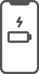 Ringing phone simple icon set. Smartphone ringing. Phone sign. Vector smartphone mockup with blank white screen in realistic, clay, line style. mobile phone mockup front view. vector illustration