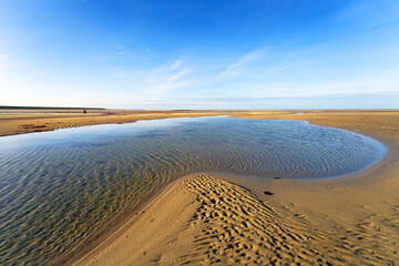 Vanlée haven in the Cotentin coast