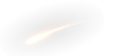 Fireball meteor glow in universe.