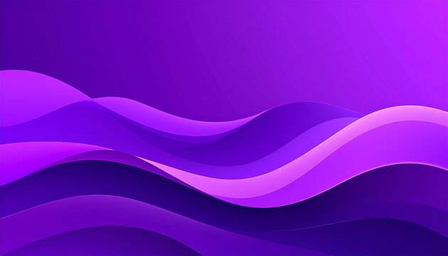 Abstract background purple blue gradient waves from light to dark. Suitable for website, flyer, poster, and social media background