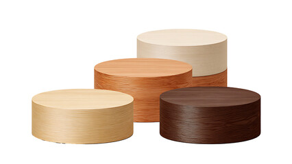 wooden podium on transparent background PNG