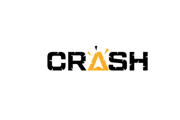 Crash logo with a stylized A resembling an upward-pointing arrow.