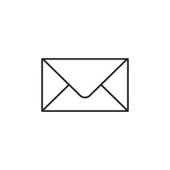 Sealed Envelope Closed Email Message Line Icon