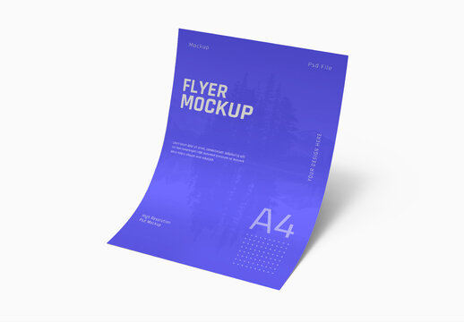 Flyer Mockup PSD Template