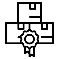 Product branding icon in vector illustration