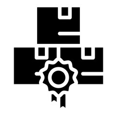 Product branding  icon glyph style vector illustration