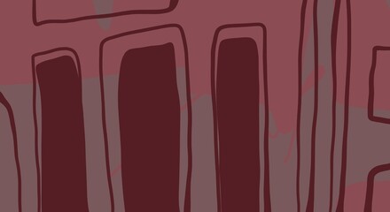 Minimal abstract image for printing. Picture for modern interiors. The picture is painted by hand on a tablet. © neurostructure