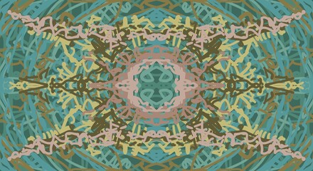 Abstract image for printing. Picture for modern interiors. The picture is painted by hand on a tablet.