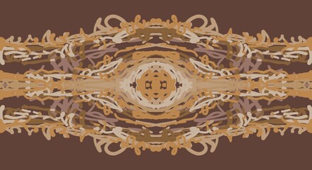 Abstract image for printing. Picture for modern interiors. The picture is painted by hand on a tablet. © neurostructure