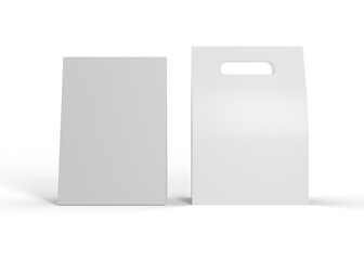 Paper Shopping Bag Mockup for Branding Presentation