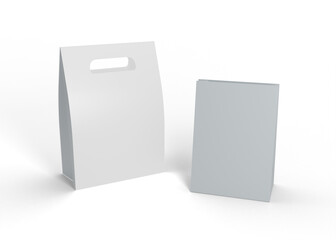 Paper Bag Mockup for Product Packaging