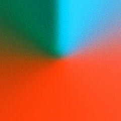 The meeting of seasons captured in a blend of summer blue autumn red and winter green with a grainy and ethereal texture