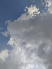 blue sky with clouds