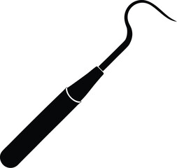 dental extraction instruments silhouette