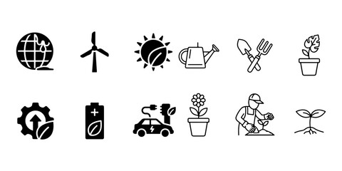 vector illustration of an symbol sheet, icon, vector, icons, set, symbol, sign, illustration, design, web, business, pictogram, food, car, travel, silhouette, black