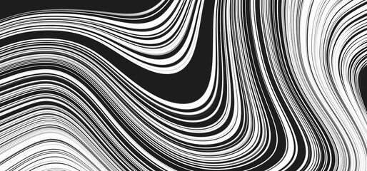 abstract wavy backgrounds seamless striped patterns monotone black and white.