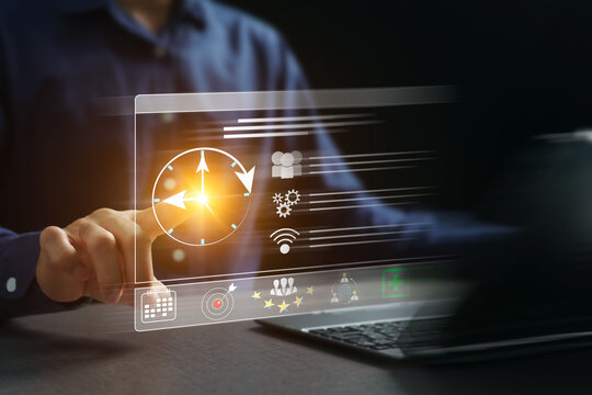 Time management concepts to increase efficiency in personnel work, manage regulations in large organizations, control time spent on social media, and reduce workloads appropriately for good health. - Powered by Adobe