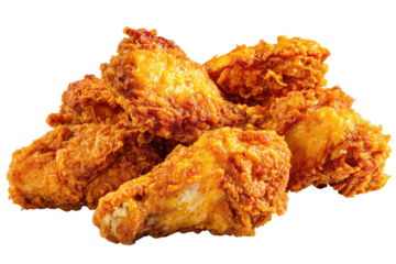 Crispy fried chicken pieces (3)