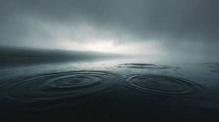 曇り空の渦潮 / Whirlpool on Cloudy Day
