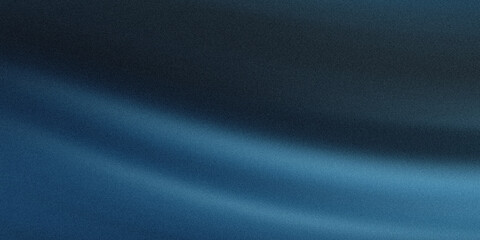 Dark Blue and Teal Gradient with Wavy Texture and Grain abstract background