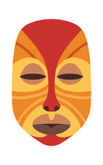 African ceremonial mask mythological artifact