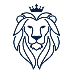 lion head with crown