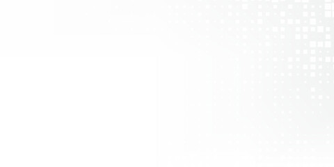 Rectangle art halftone white and grey background. Design decoration concept for web layout, poster modern art simple design