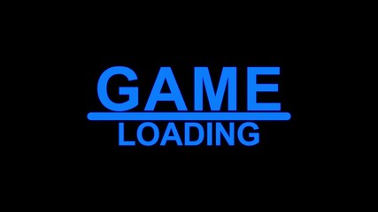 Abstract game play and new promotion labels text animation on black background. Game play motion graphic 4k video. - Powered by Adobe