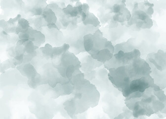 Abstract watercolor background with a blend of soft teal and white hues, creating a calming and ethereal effect