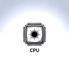 Central Processing Unit graphic symbolizing technology innovation and computing power for digital advancements