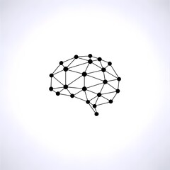 Dynamic neural network brain graphic symbolizing innovation, intelligence, and advanced digital connectivity for technology concepts