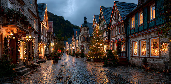 Weihnachten in Seiffen Erzgebirge Sachsen Deutschlan