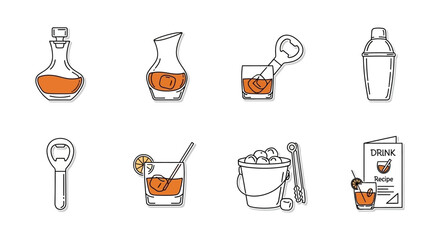 cocktail preparation bar tools and recipe book for creating refreshing drinks illustrating mixology techniques and home bartending guides.