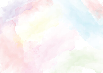 Pastel watercolor background with a soft, dreamy feel, perfect for adding a touch of whimsy and elegance to any design