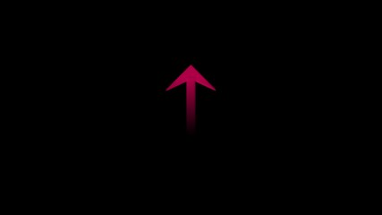 Abstract bright tech motion design with arrows pointing up for data growth. Business arrow up growth visualization on dark background for financial success - Powered by Adobe