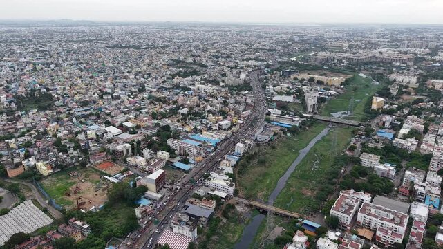 paris aerial view
The pulse of Chennai &mdash; Anna Nagar from the sky