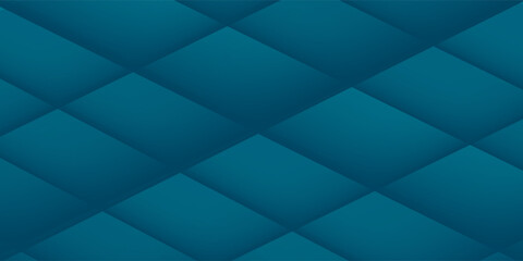 Blue modern abstract wide banner with geometric shapes. Dark blue abstract background. Vector illustration