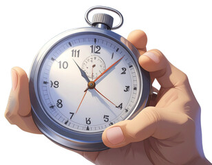 3d minimal time of competition concept. Submitting a work before deadline. knowing th